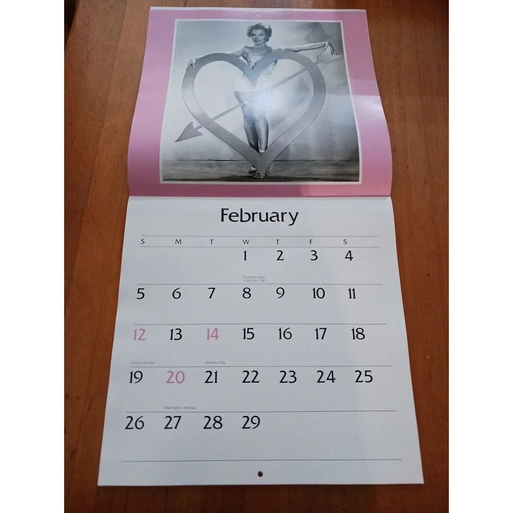 The 1984 MARILYN MONROE Pin-Up Calendar Compiled by‎ James Spada